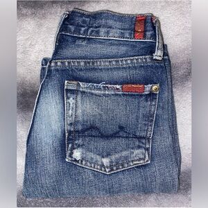 7 For All Man Kind bootcut jeans